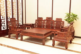 典雅客廳紅木家具精品展示與家用電器搭配藝術(shù)